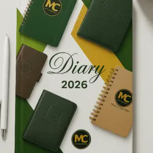 laminated diary
